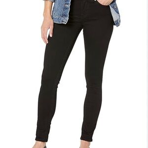 Sanctuary Black Robbie Denim Jeans Roses Embroidery Skinny 26 27
